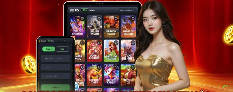 Desempenho do app 65k em diferentes aparelhos